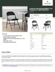 Lancaster Table & Seating 384DGBKVIN Specsheet Lancaster Table & Seating 384DGBKVIN Specsheet