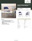 Lancaster Table & Seating 384DGBLFAB Specsheet