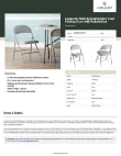 Lancaster Table & Seating 384DGGYVIN Specsheet Lancaster Table & Seating 384DGGYVIN Specsheet