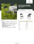 Lancaster Table & Seating 384DG64299BK Specsheet