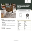 Lancaster Table & Seating 384TBL32RDBGY Specsheet