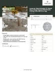 Lancaster Table & Seating 384TBL72RND Specsheet