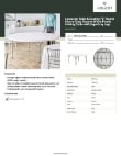 Lancaster Table & Seating 384YCZ72RND Specsheet Lancaster Table & Seating 384YCZ72RND Specsheet