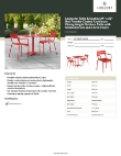 Lancaster Table & Seating 4272432DUA2R Specsheet Lancaster Table & Seating 4272432DUA2R Specsheet