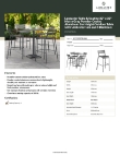 Lancaster Table & Seating 4273232TBU4G Specsheet Lancaster Table & Seating 4273232TBU4G Specsheet