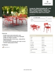 Lancaster Table & Seating 4273248DUA4R Specsheet Lancaster Table & Seating 4273248DUA4R Specsheet