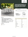 Lancaster Table & Seating 4273260DUA4S Specsheet