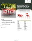 Lancaster Table & Seating 4273260DUS4R Specsheet Lancaster Table & Seating 4273260DUS4R Specsheet