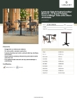 Lancaster Table & Seating 427BA32RBKPA Specsheet Lancaster Table & Seating 427BA32RBKPA Specsheet