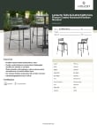 Lancaster Table & Seating 427BALUSDGY Specsheet