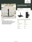 Lancaster Table & Seating 164UMBASESTL Specsheet