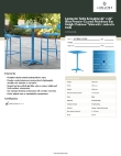 Lancaster Table & Seating 427BAU3232BL Specsheet Lancaster Table & Seating 427BAU3232BL Specsheet