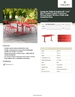 Lancaster Table & Seating 427CAU3260RD Specsheet Lancaster Table & Seating 427CAU3260RD Specsheet