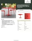 Lancaster Table & Seating 427CAU3636RD Specsheet Lancaster Table & Seating 427CAU3636RD Specsheet