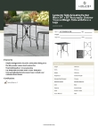 Lancaster Table & Seating 427COSM2430B Specsheet