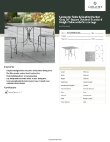 Lancaster Table & Seating 427COSM3636G Specsheet Lancaster Table & Seating 427COSM3636G Specsheet