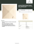 Lancaster Table & Seating 427NUMCAS9SD Specsheet