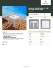 Lancaster Table & Seating 427SDTABLEWH Specsheet
