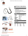 LANYARD CARABINER AND LOOP - 15LBS - BLACK SPEC SHEET LANYARD CARABINER AND LOOP - 15LBS - BLACK SPEC SHEET