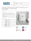 Lavex 158LAVADAWHDSS Specsheet
