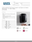 Lavex Janitorial 158LAVHD28BK Specsheet Lavex Janitorial 158LAVHD28BK Specsheet