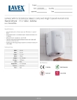Lavex Janitorial 158LAVHD28WH Specsheet Lavex Janitorial 158LAVHD28WH Specsheet