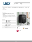 Lavex 158LAVHDSSB Specsheet