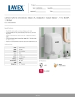 Lavex 158LAVHDSSW Specsheet