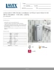 Lavex 158LAVVHDS Specsheet Lavex 158LAVVHDS Specsheet