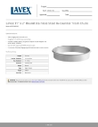 Lavex 475TCC1102 Specsheet