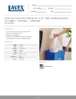 Lavex Janitorial 50224336CL Specsheet Lavex Janitorial 50224336CL Specsheet