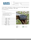 Lavex 605LEDBZ36WWALLOUT Specsheet