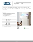 Lavex 605LEDWS30W Specsheet