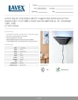 Lavex 605WS16WDBKLED Specsheet Lavex 605WS16WDBKLED Specsheet
