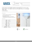 Lavex 605WS16WDWHLED Specsheet