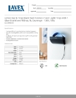 Lavex 605WS18B Specsheet