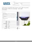 Lavex 605WS30WDBK Specsheet Lavex 605WS30WDBK Specsheet