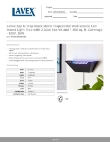 Lavex 605WS30WDBKLED Specsheet