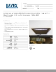 Lavex 605WS30WDGD Specsheet Lavex 605WS30WDGD Specsheet