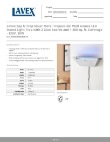 Lavex 605WS30WDLEDSLVR Specsheet