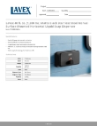 Lavex 712MBSD40HL Specsheet Lavex 712MBSD40HL Specsheet