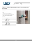 Lavex 712SSWS0836MB Specsheet