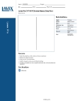 Lavex Pro 257HCP74 Specsheet