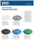Lavex Round Lids 