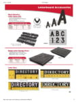 Letterboard Accessories 2 Spec Sheet Letterboard Accessories 2 Spec Sheet