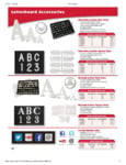 Letterboard Accessories Spec Sheet