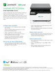Lexmark MC3224dwe Spec Sheet Lexmark MC3224dwe Spec Sheet