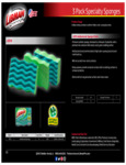 Libman 5371079 Sponge Spec Sheet