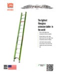 Hyperlite Extension ladder spec