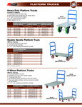 Little Giant Platform Truck Specsheet Little Giant Platform Truck Specsheet